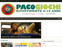 Tablet Screenshot of pacogiochi.it